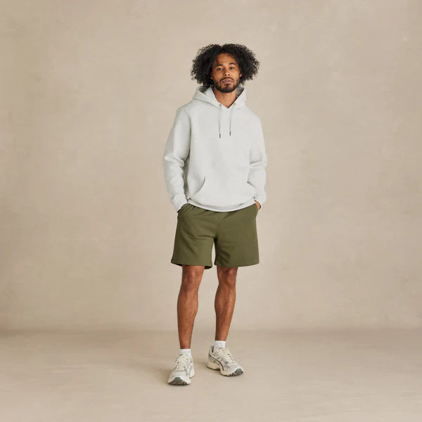 Military Olive Midweight Organic French Terry Short