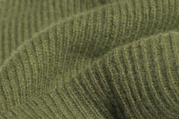 Moss Cashmere Wool Beanie