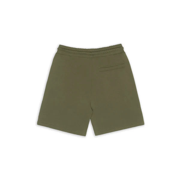 Military Olive Midweight Organic French Terry Short