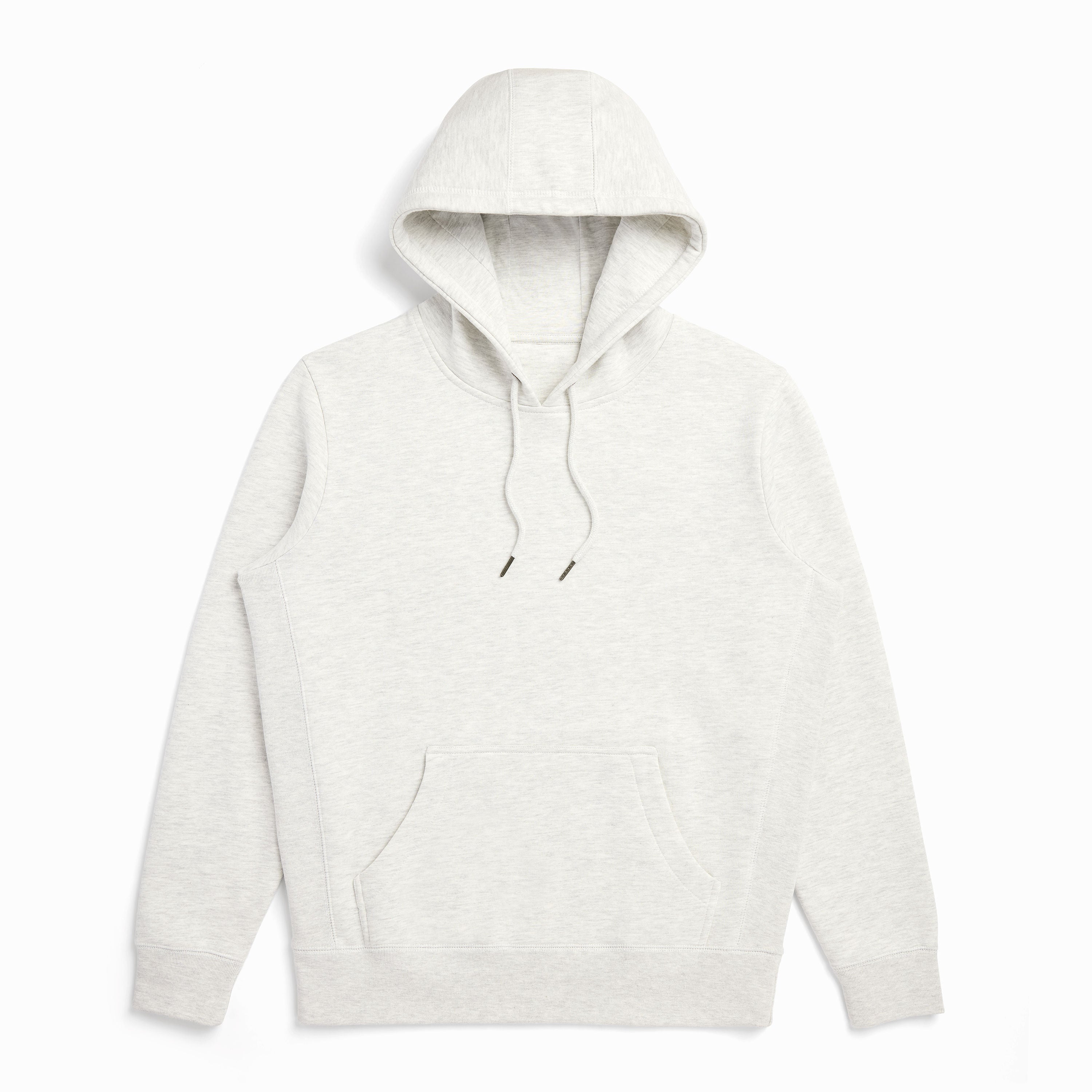 Heather Grey Heavyweight Organic Brushed Hood