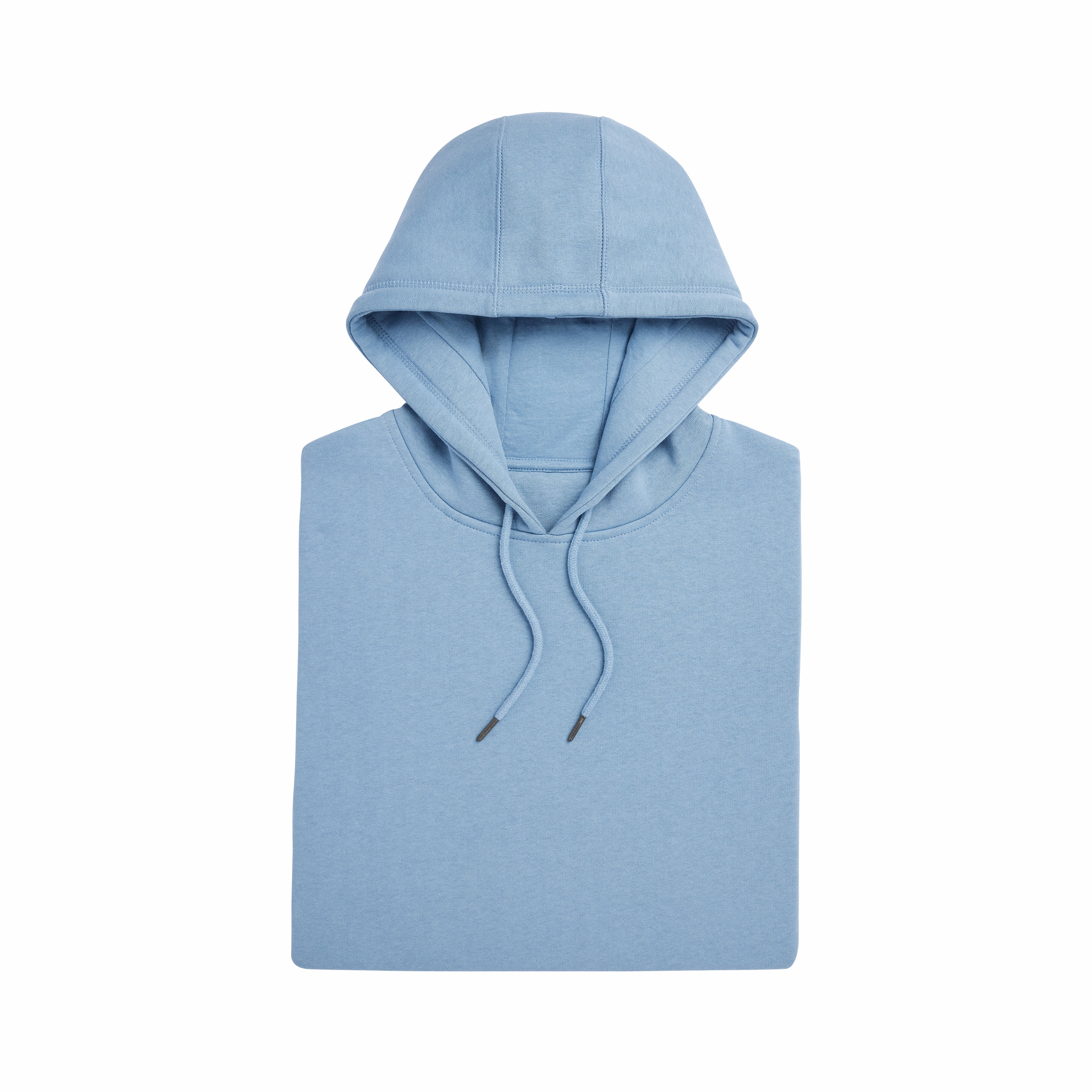 Cloudy Blue Heavyweight Organic Brushed Hood