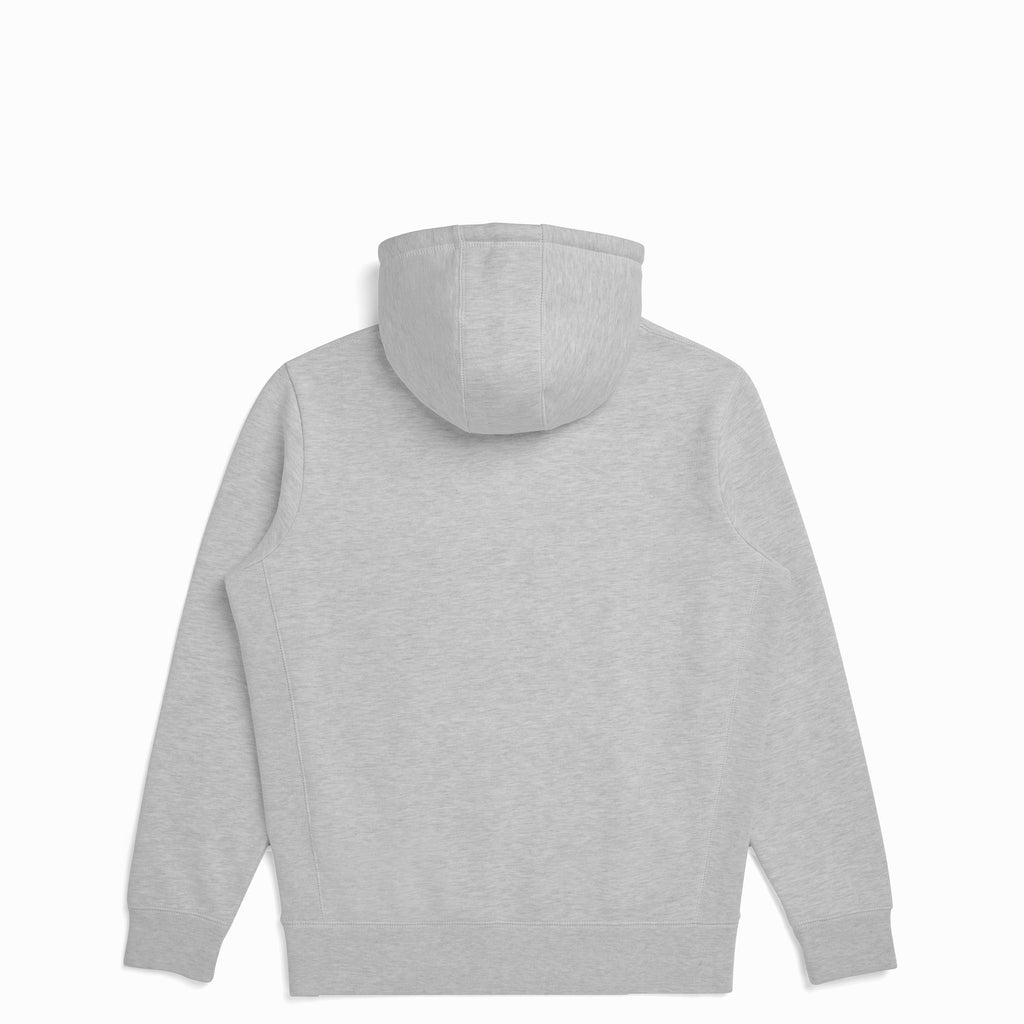 Heather Grey Heavyweight Organic Brushed Hood