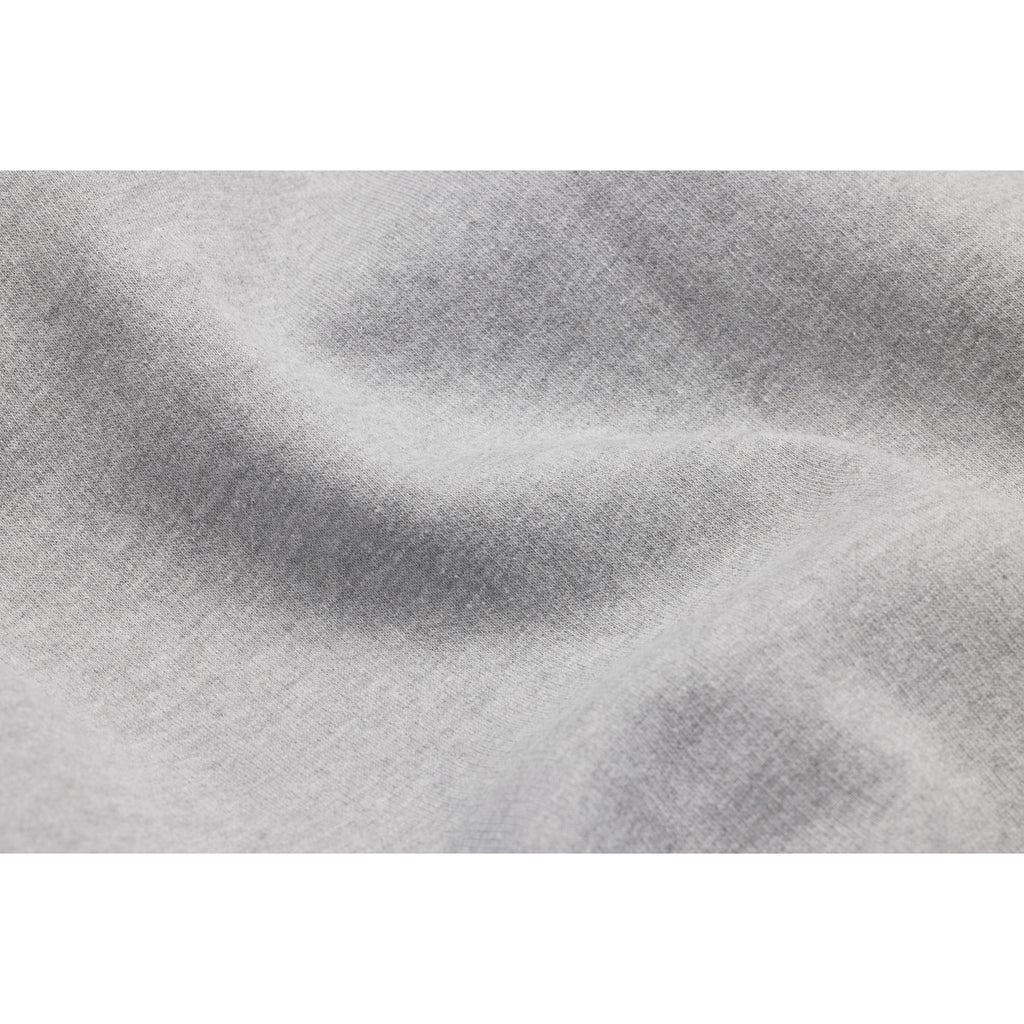 Heather Grey Heavyweight Organic Brushed Hood