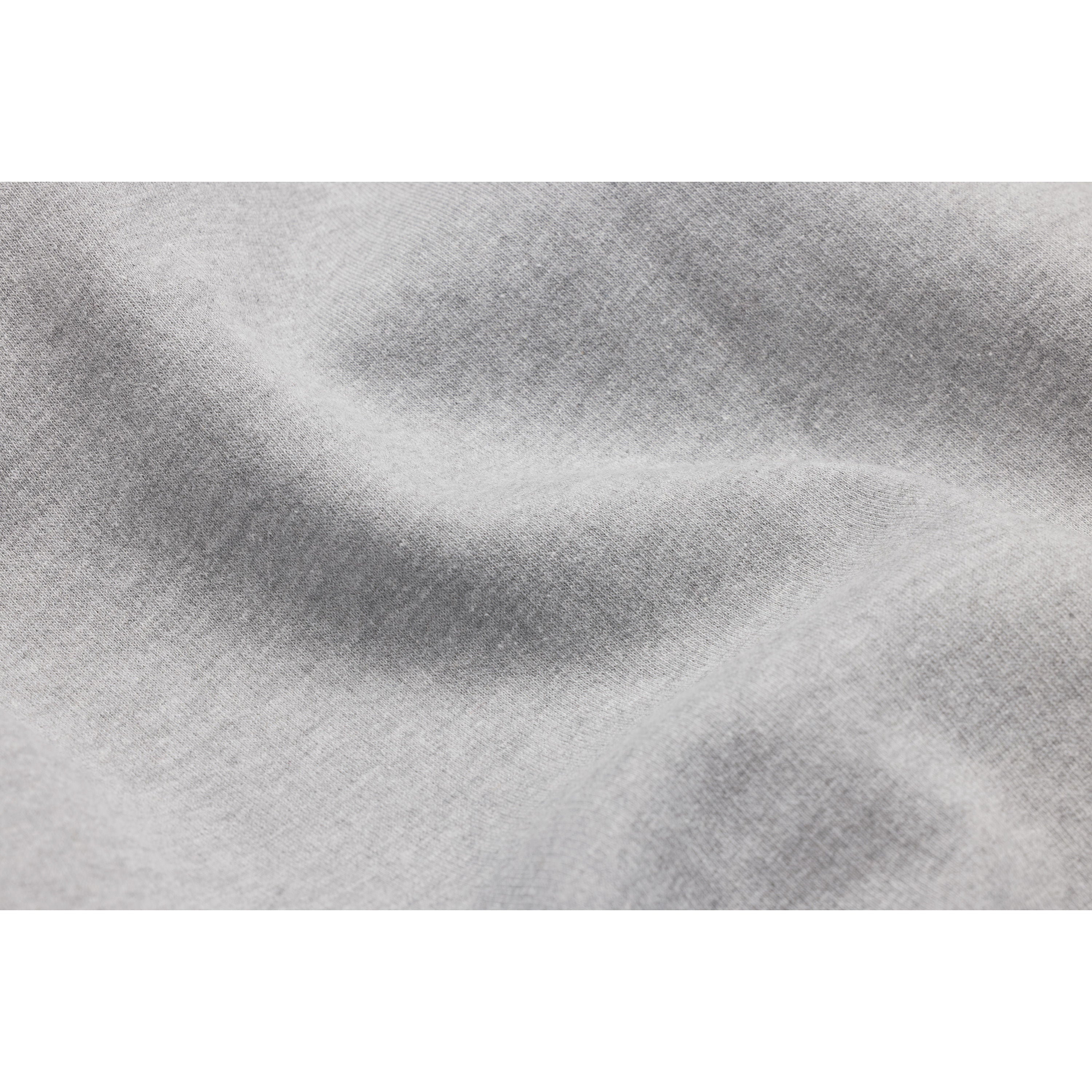 Heather Grey Heavyweight Organic Brushed Hood