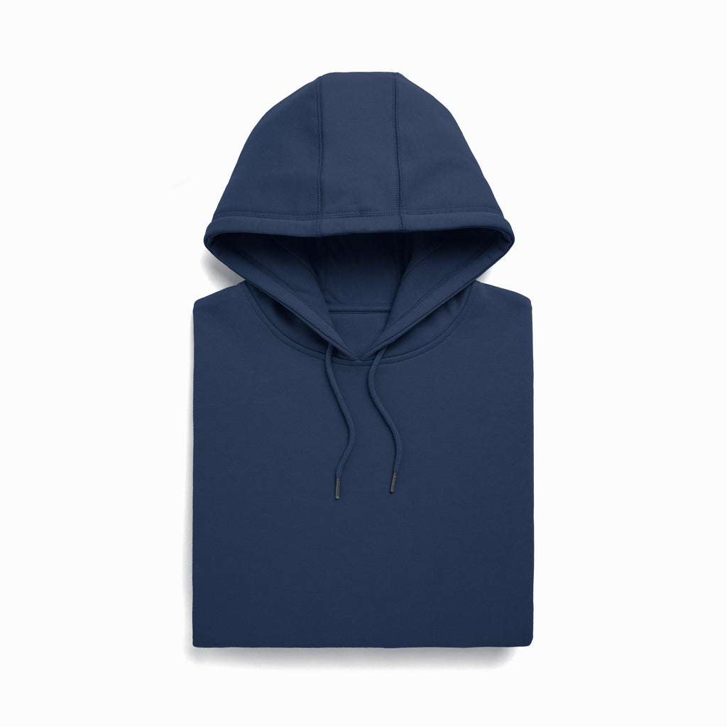 Ocean Navy Heavyweight Organic Brushed Hood