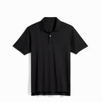 Men's Black Pima Polo