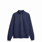 Pine Ultra Heavyweight Organic French Terry Quarter Zip, Unisex