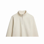 Parchment Ultra Heavyweight Organic French Terry Quarter Zip - Unisex