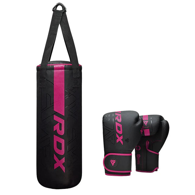 RDX F6 2FT KARA Kids Punch Bag & 6OZ Gloves