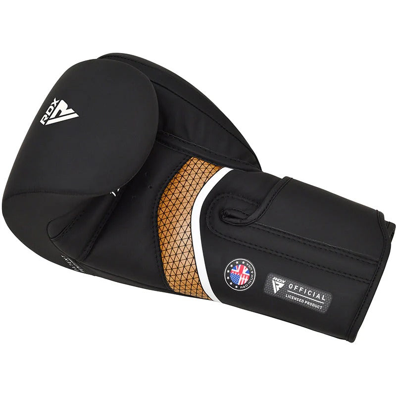 RDX Sports Aura Plus T-17 Boxing Gloves - Elite Performance Protection for Training Sessions | Premium Leather, Wrist Support, Impact Absorption