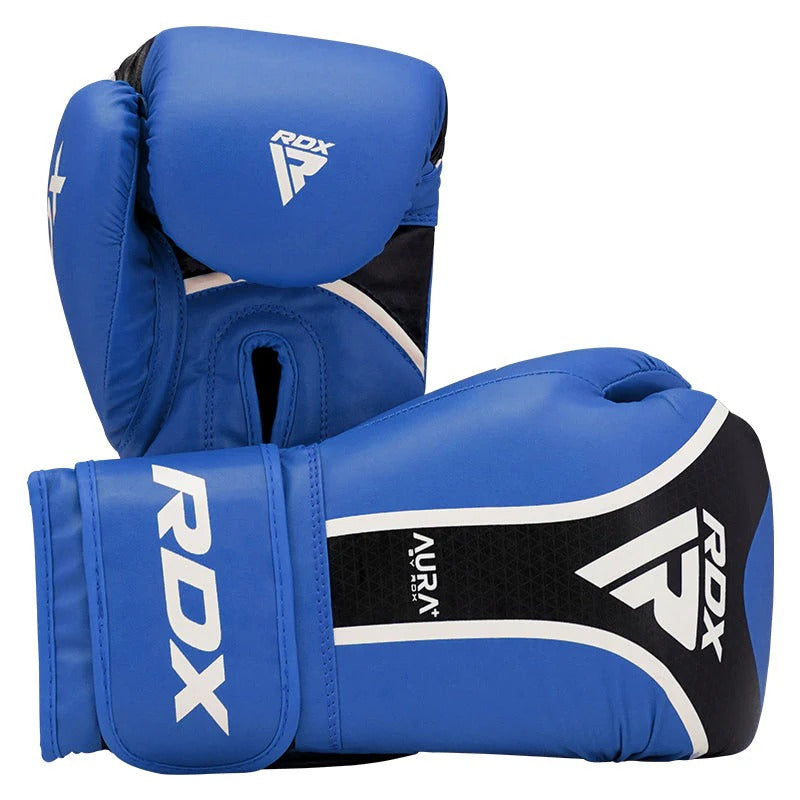 RDX Sports Aura Plus T-17 Boxing Gloves - Elite Performance Protection for Training Sessions | Premium Leather, Wrist Support, Impact Absorption