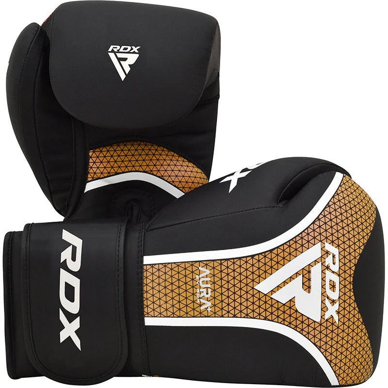 RDX Sports Aura Plus T-17 Boxing Gloves - Elite Performance Protection for Training Sessions | Premium Leather, Wrist Support, Impact Absorption