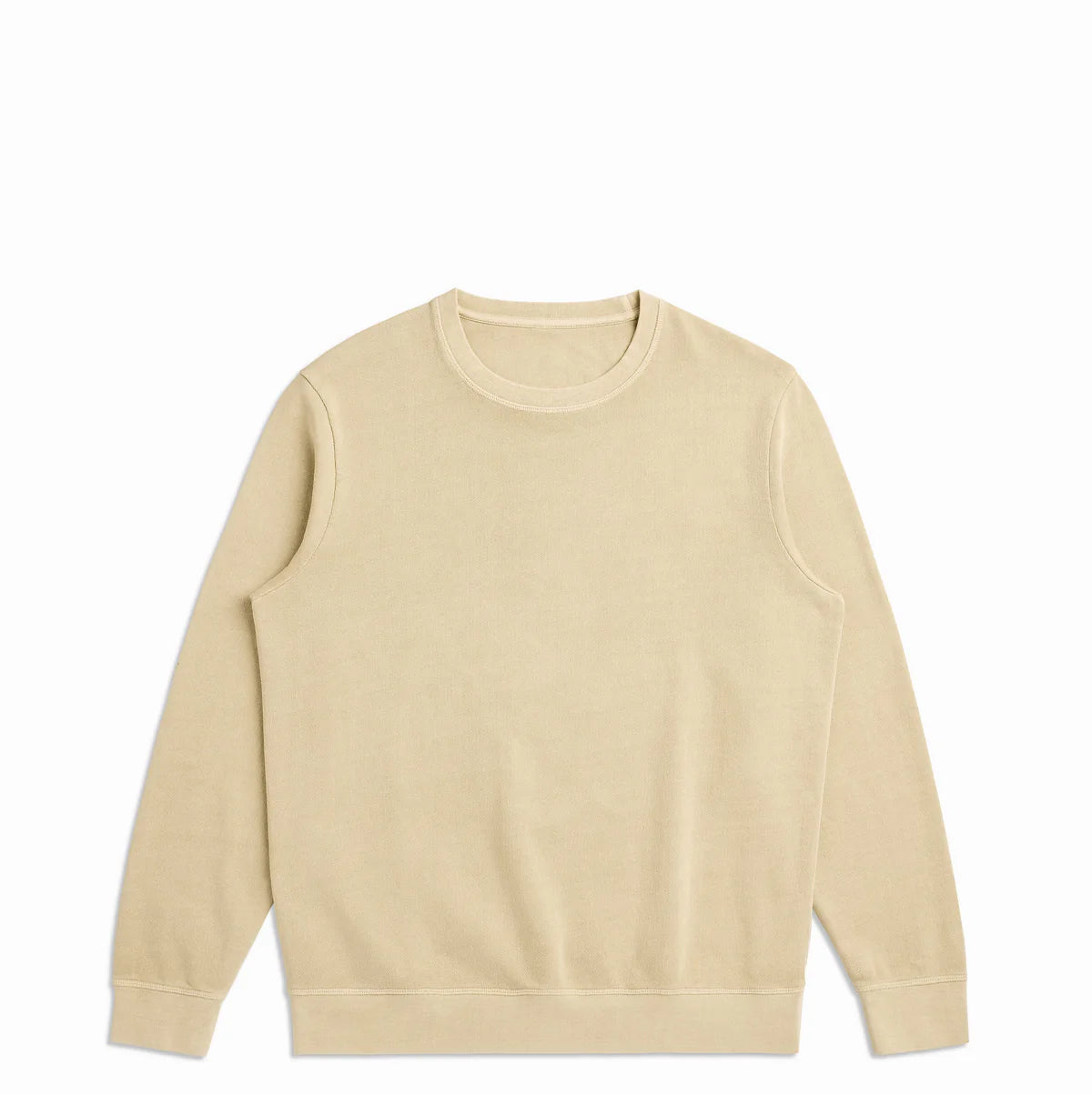 Sage Midweight Organic French Terry Crew