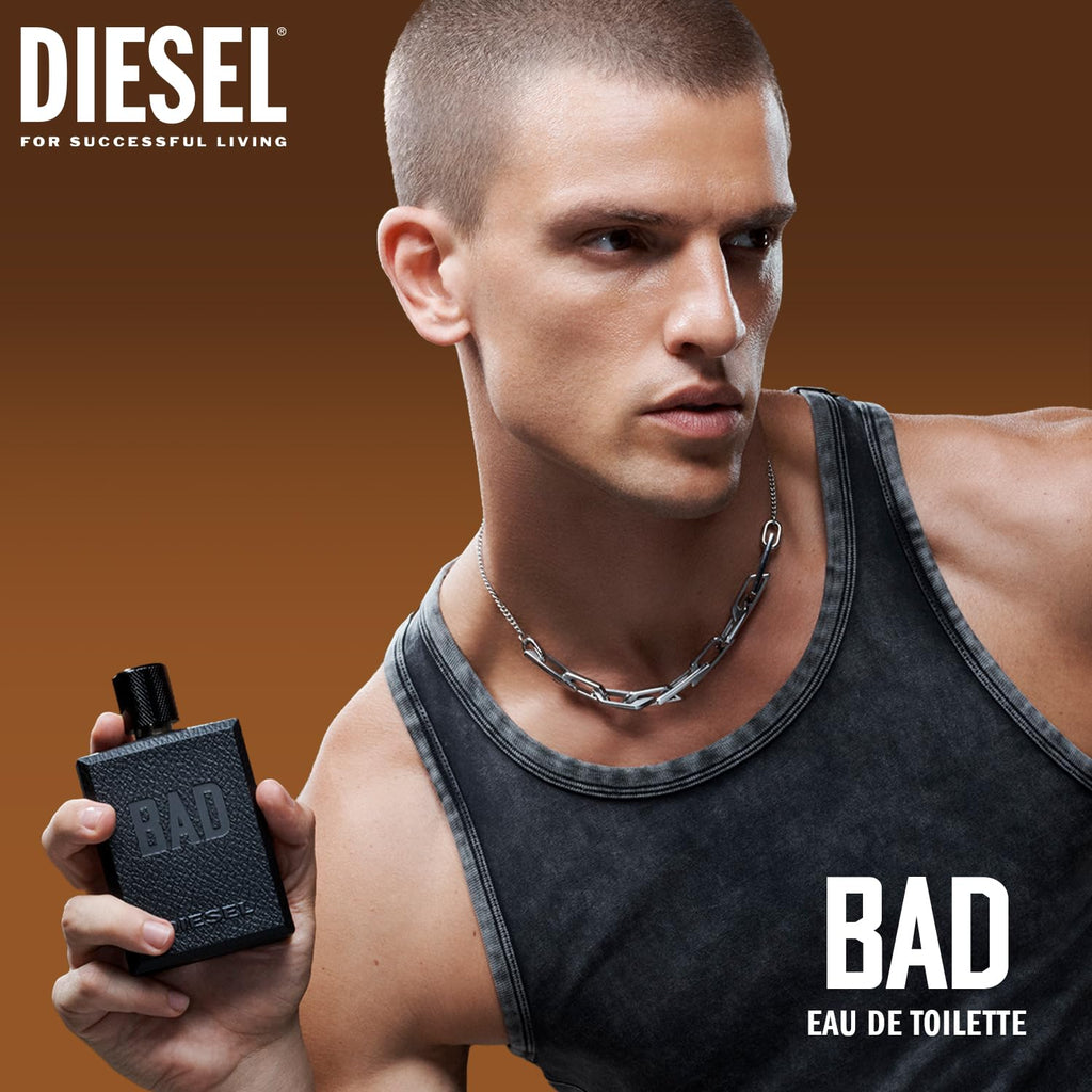 Men's Bad Cologne Eau De Toilette Spray, 3.3 oz.