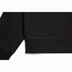 Black Ultra Heavyweight Organic French Terry Quarter Zip, Unisex