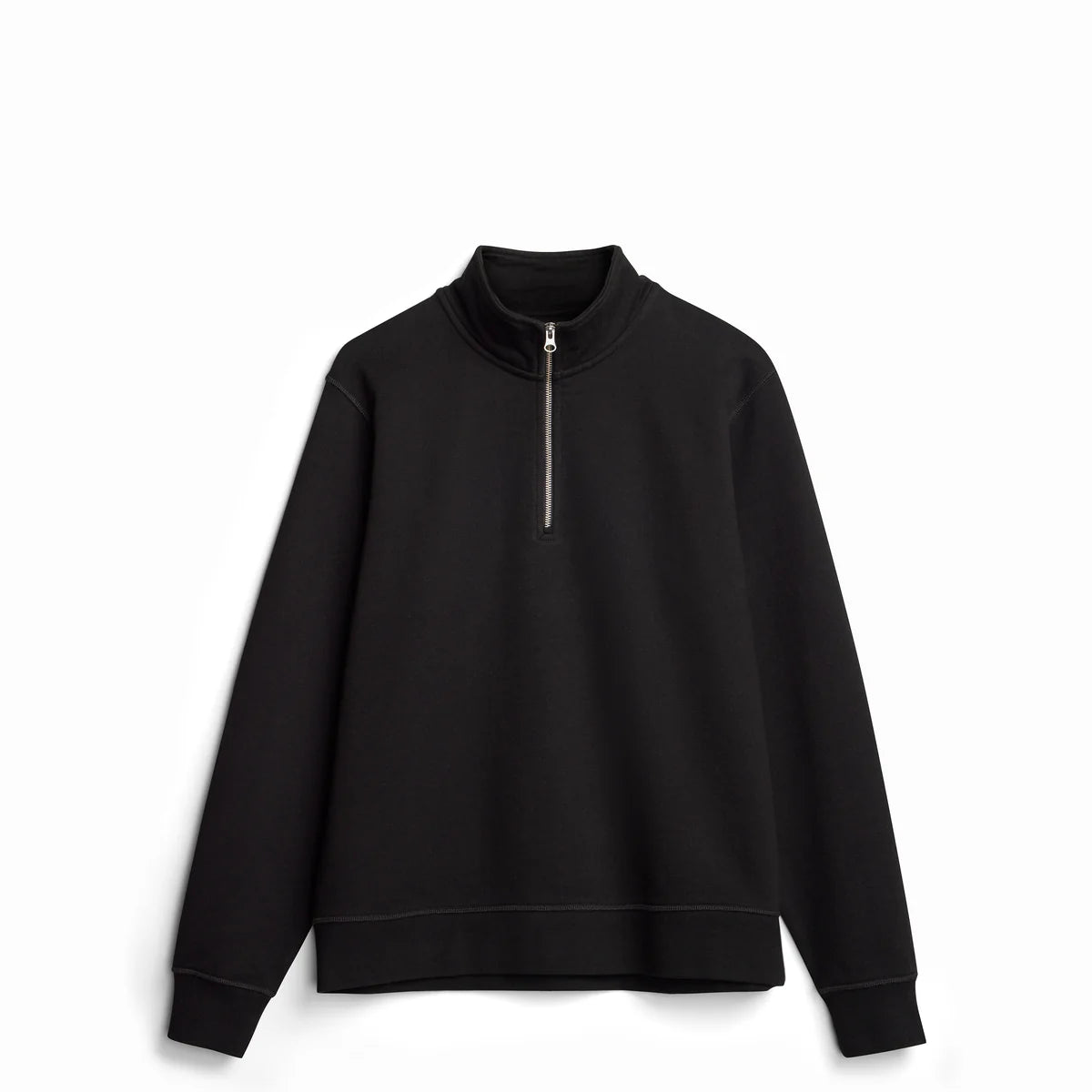 Pine Ultra Heavyweight Organic French Terry Quarter Zip, Unisex
